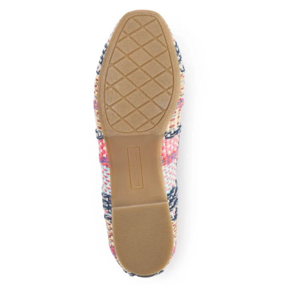 ME TOO ORIGINALS Saylor Flat in Blue Multi Raffia - Size 8 - NWT New - Picture 4 of 8